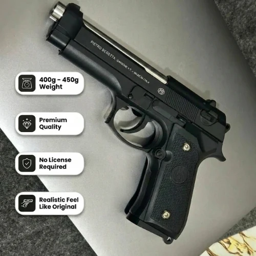 Black Realistic Airsoft Gun